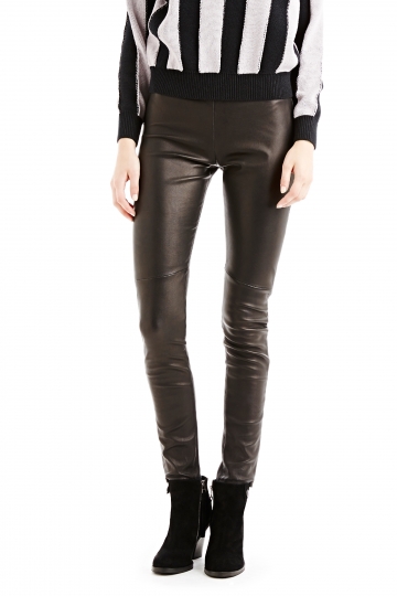 leather leggings in store